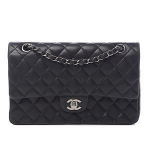 Chanel Lambskin Quilted Medium Double Flap
